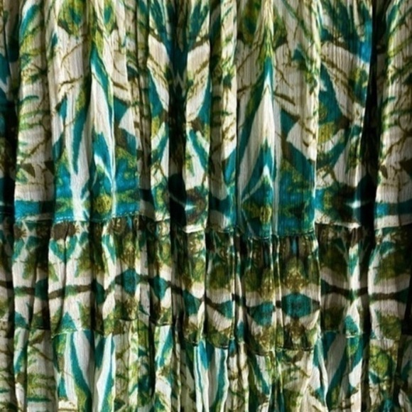 Jones New York Sport Skirt Womens Size 12 Elastic Waist Pleated broom peasant - Picture 5 of 7